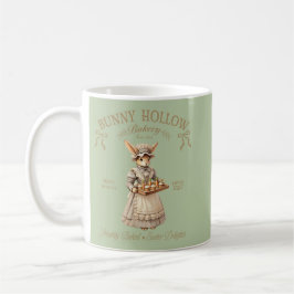 Bunny Hollow Bakery Vintage Easter Rabbit Baker コーヒーマグカップ