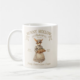 Bunny Hollow Bakery Vintage Easter Rabbit Baker コーヒーマグカップ