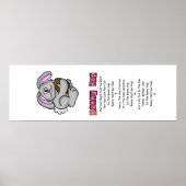 Bunny Hop Lyrics Vertical Poster ポスター (正面)