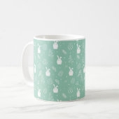 Bunny Hop Mug – Easter Egg Pattern コーヒーマグカップ (正面左)