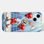  Bunny in the Boxing Ring, by Natasha Us   Case-Mate iPhoneケース (裏面 (横))