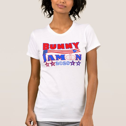 bunny jamon 2028 レディースTシャツ Tシャツ (正面)