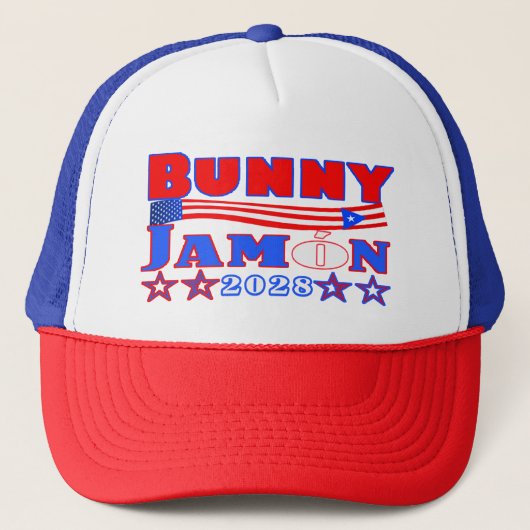 bunny/jamon 2028 trucker hat キャップ (正面)