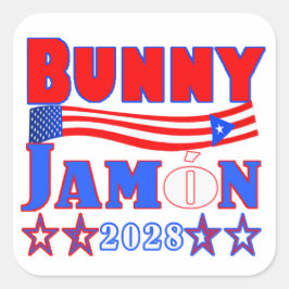 bunny jamon sticker スクエアシール