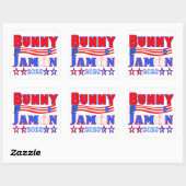 bunny jamon sticker スクエアシール (シート)