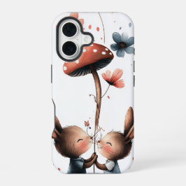 Bunny Kisses – コテージコアラブスマホケース iPhone 16ケース
