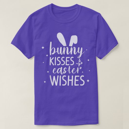 Bunny Kisses & Easter Wishes Christian Bible For A Tシャツ (デザイン正面)