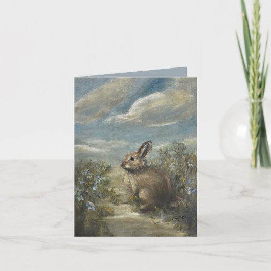 Bunny Lane [blank] 4 x 5.6" カード (正面)