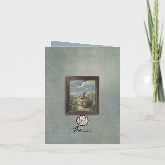 Bunny Lane [blank] 4 x 5.6" カード (裏面)