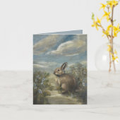 Bunny Lane [blank] 4 x 5.6" カード (黄色い花)