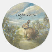Bunny Lane EASTER ラウンドシール (正面)