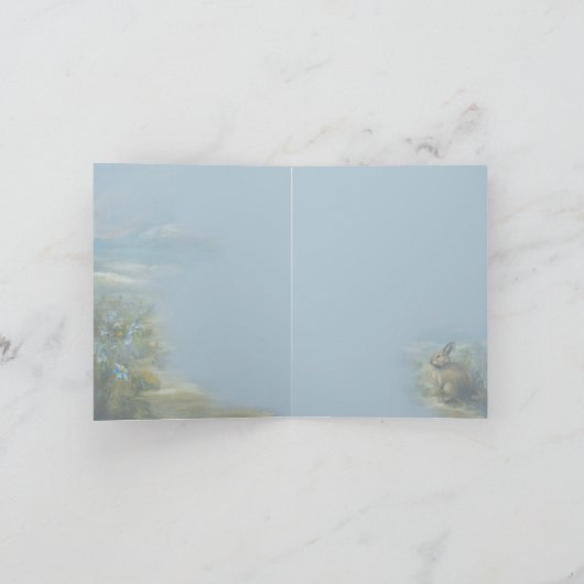 Bunny Lane EASTER 4 x 5.6" カード (内部)