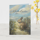 Bunny Lane EASTER 5 x 7" カード (黄色い花)