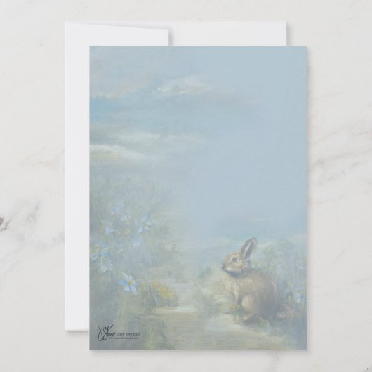 Bunny Lane Invitation 招待状 (裏面)