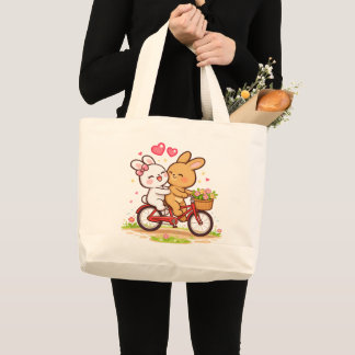 Bunny Love Bike Tote Bag ラージトートバッグ