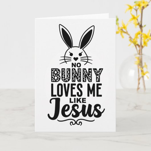 Bunny Love Creative Art Card カード (黄色い花)