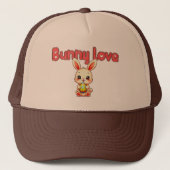 Bunny Love – Cute Easter Bunny Design - boné キャップ (正面)