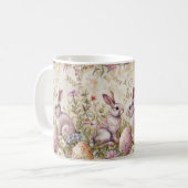 Bunny Love Moments:フローラファンタジー版 コーヒーマグカップ (正面左)