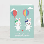 Bunny Love Sweetheart Card カード (正面)