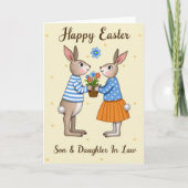 Bunny Love Woven Basket Card カード (正面)