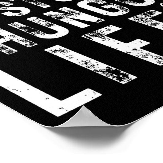 Bunny Meme I Hate My Stud Chungus Life  ポスター (角)