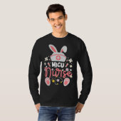 Bunny MICU Nurse Cute Bunny Ears Medical Intensive Tシャツ (正面フル)