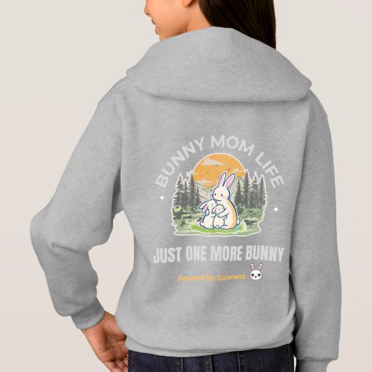 Bunny Mom Life T-Shirt, Just One More Bunny Shirt, (裏面)