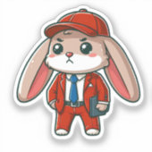 BUNNY. #Part2 / Sticker (bunny boss) #10 シール (正面)