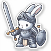 BUNNY. #Part2 / Sticker (bunny knight) #15 シール (正面)