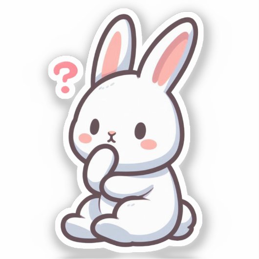 BUNNY. #Part2 / Sticker (bunny sticker) #5 シール (正面)