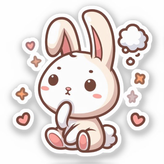 BUNNY. #Part2 / Sticker (bunny sticker) #6 シール (正面)