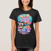 Bunny Pastel Goth And Mushrooms Tシャツ (正面)