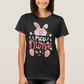 Bunny PICU Nurse Bunny Ears Pediatric Intensive Ca Tシャツ (正面)