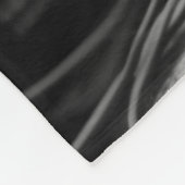 Bunny Playing a Guitar フリースブランケット (角)