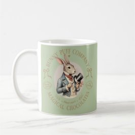Bunny Puff Company Vintage Rabbit Gentleman コーヒーマグカップ