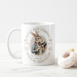 Bunny Puff Company Vintage Rabbit Gentleman コーヒーマグカップ