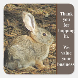 Bunny Punのお客様に感謝 スクエアシール