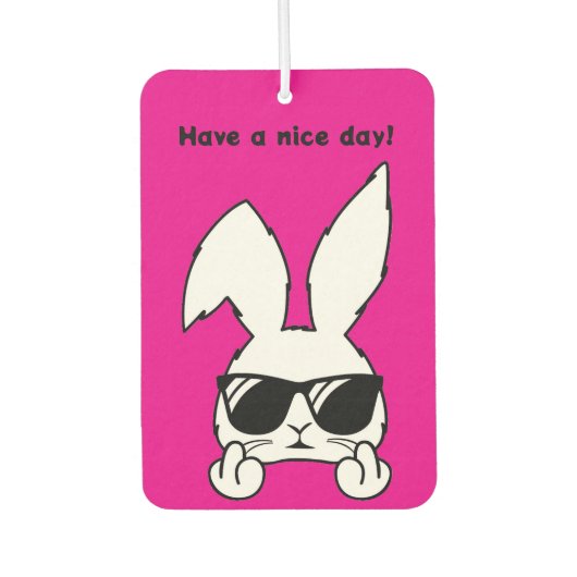 Bunny Rabbit カーエアーフレッシュナー (正面)