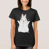 Bunny Rabbit Christmas New Year cute Tシャツ (正面)