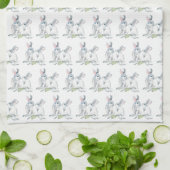 Bunny Rabbit Easter Dish Towels キッチンタオル (折り畳み)