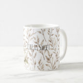 Bunny Rabbit Egg Life is sweet コーヒーマグカップ (正面右)