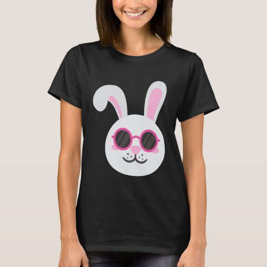 BUNNY RABBIT FACE Sunglasses Boys Girls Kids Easte Tシャツ (正面)