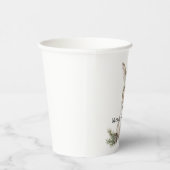 Bunny Rabbit Green Hat Christmas 紙コップ (右)