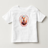 Bunny Rabbit In Spring トドラーTシャツ (正面)