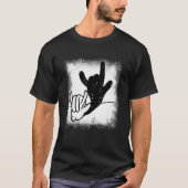 Bunny Rabbit Love You Hand Sign Language Shadow Bl Tシャツ (正面)