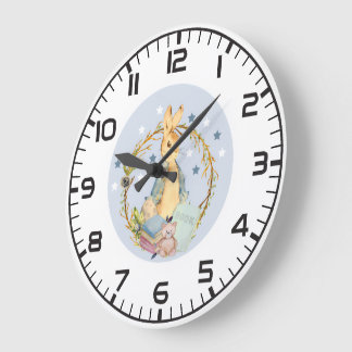 Bunny Rabbit Wall Clock  ラージ壁時計