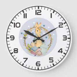 Bunny Rabbit Wall Clock  ラージ壁時計