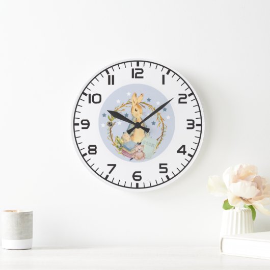 Bunny Rabbit Wall Clock  ラージ壁時計 (ホーム)