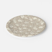 Bunny Rabbits Bonanza – パターン。 ペーパープレート (アングル)