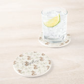 Bunny Rabbits Daisy Flowers コースター (側面)